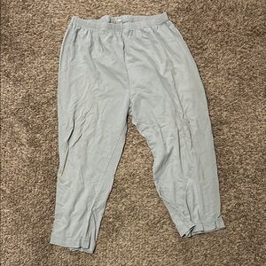 Women's Light Gray Capris